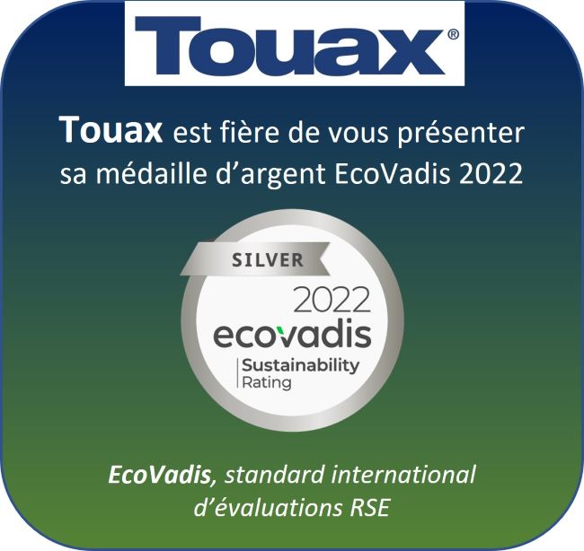 Touax Silver Medal EcoVadis